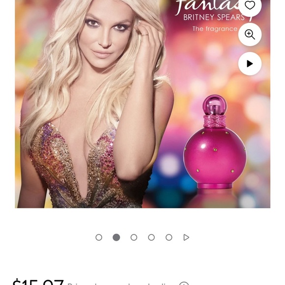 Fantasy by Britney Spears, NIB, 30ml bottle sz, $10/each) $20/for 2bottles - Picture 4 of 8